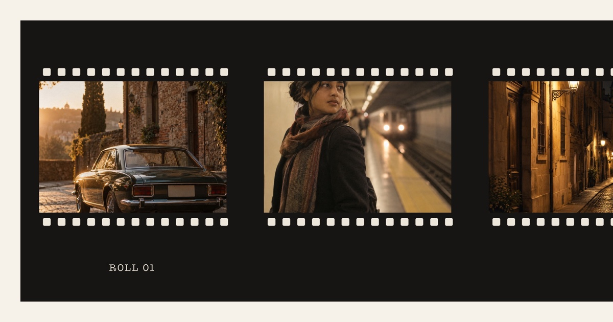 Film Roll look